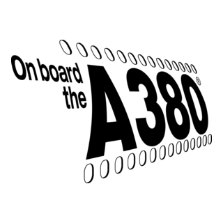 Onboard the A380 Logo PNG Vector