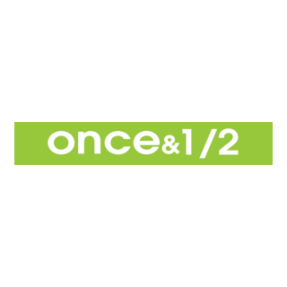 once & 1/2 Logo PNG Vector