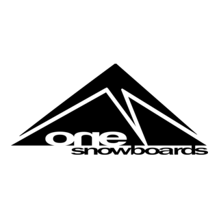 one snowboards Logo PNG Vector