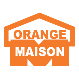 Orange Maison Logo PNG Vector