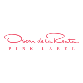 Oscar de la Renta Pink Label Logo PNG Vector