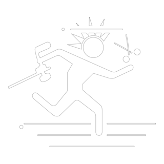 paintball guy Logo PNG Vector