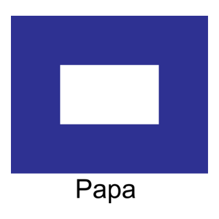 Papa Flag Logo PNG Vector
