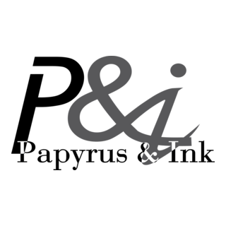 Papyrus & Ink Logo PNG Vector