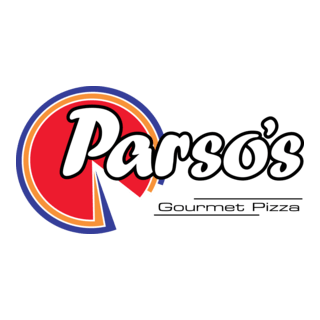 Parsos Gourmet Pizza Logo PNG Vector