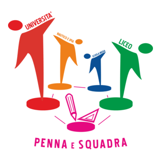 penna e squadra Logo PNG Vector