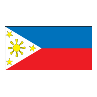 Philippines Flag Logo PNG Vector