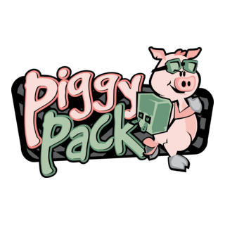 Piggy Pack Logo PNG Vector