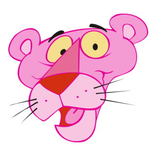 pink panther face Logo PNG Vector