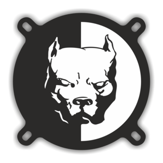 Pitbull Plat Logo PNG Vector