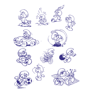 Pitufos Logo PNG Vector