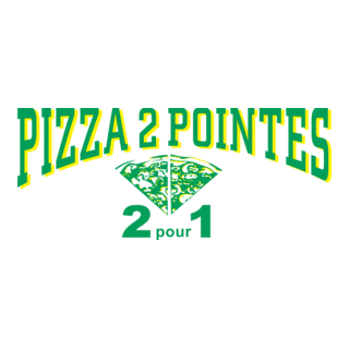 Pizza 2 Pointes Logo PNG Vector