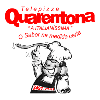 Pizzaria Quarentona Logo PNG Vector