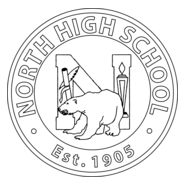 North High School Logo PNG Vector