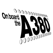 Onboard the A380 Logo PNG Vector