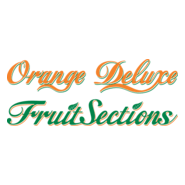 Orange Deluxe Fruit Sections Logo PNG Vector