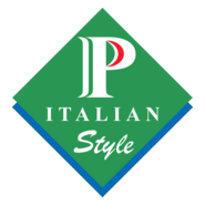 P Italian Style Logo PNG Vector