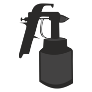 Painter Gun Logo PNG Vector