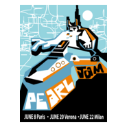Pearl Jam Paris Robot Logo PNG Vector