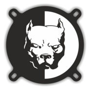 Pitbull Plat Logo PNG Vector
