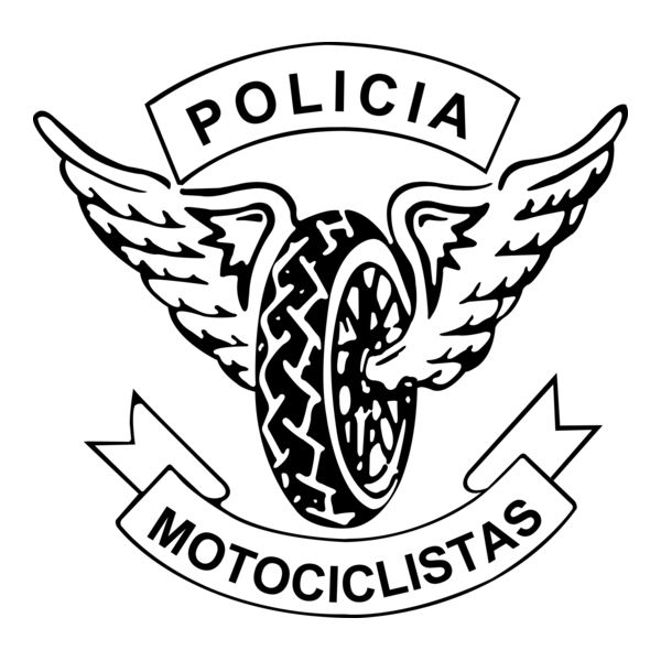 Policia Motociclistas Logo PNG Vector