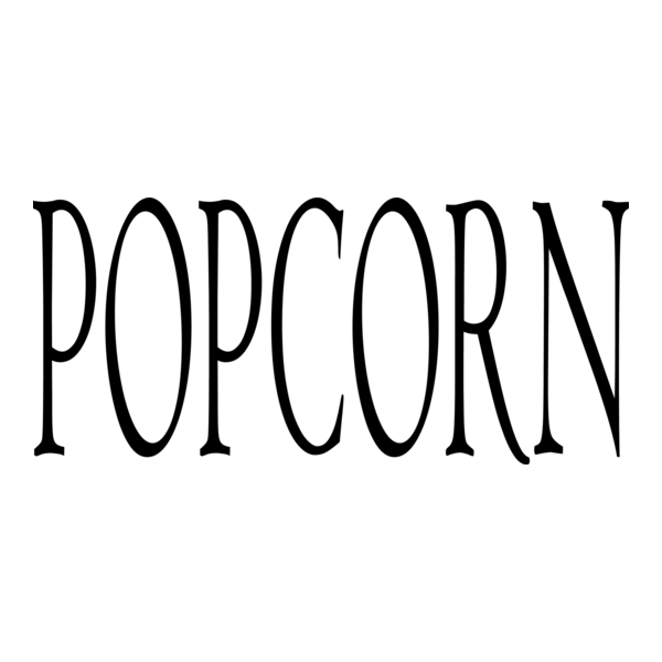 Popcorn Logo PNG Vector