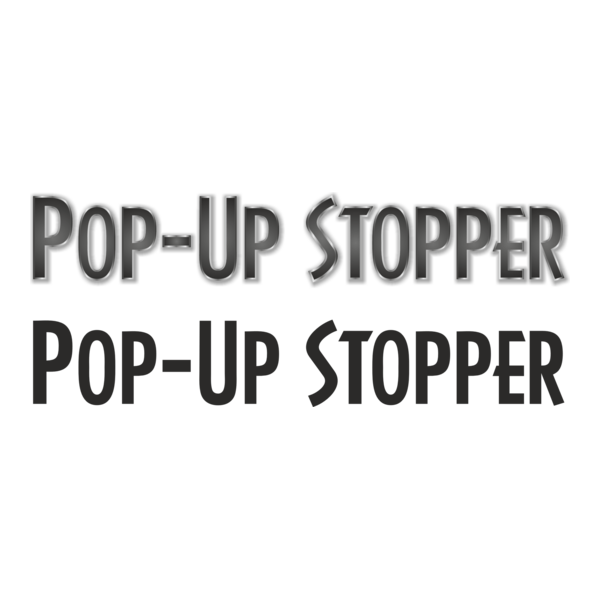 PopUp Stopper Logo PNG Vector