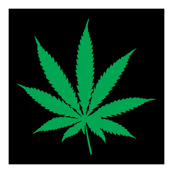 Pot Leaf Logo PNG Vector