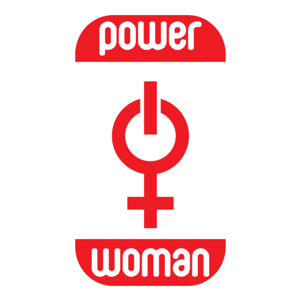 Power Woman Logo PNG Vector