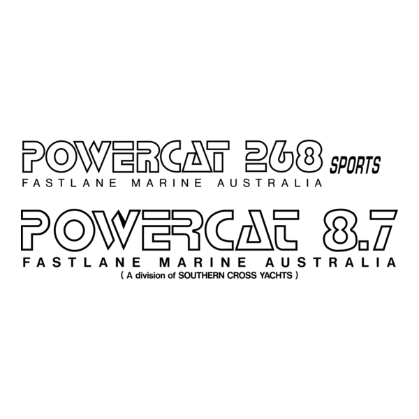 Powercat Boats Logo PNG Vector
