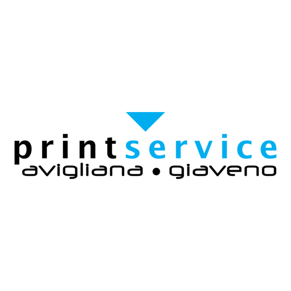 Print Service Logo PNG Vector
