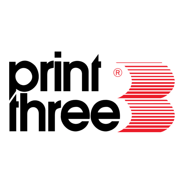 Print Three Logo PNG Vector