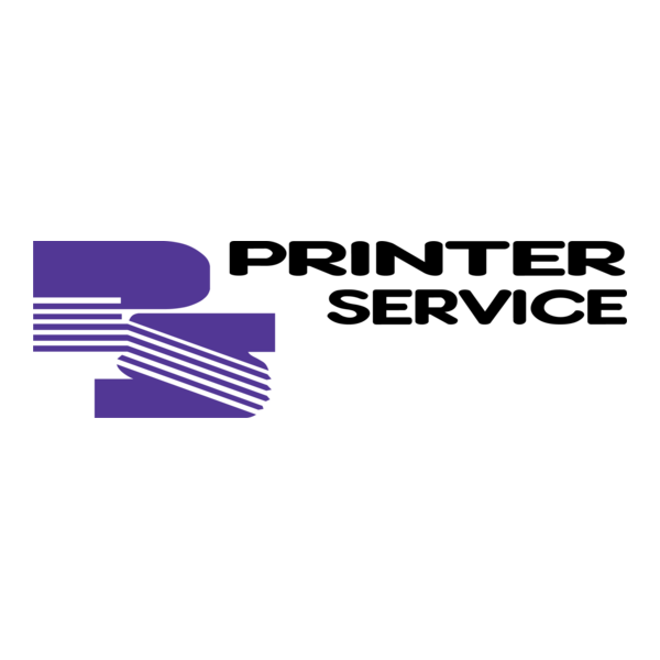 Printer Service Logo PNG Vector