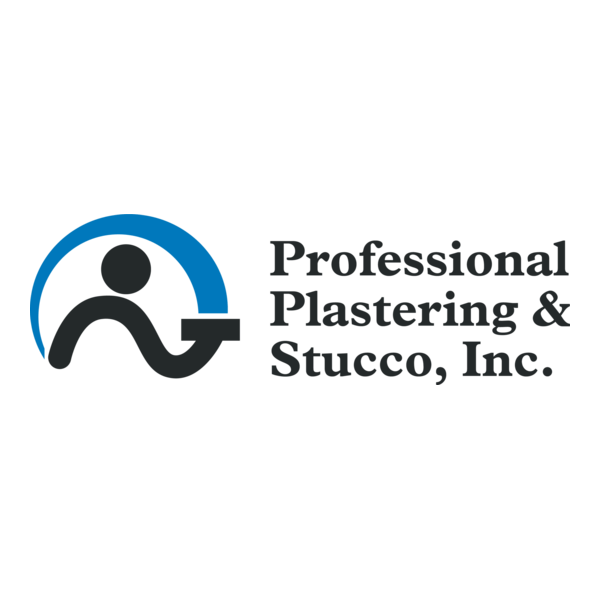Professional Plastering & Stucco Logo PNG Vector