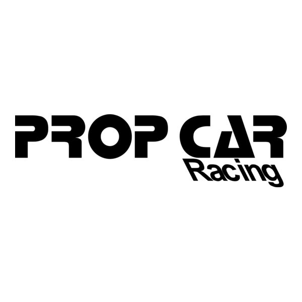 Prop Car Racing Logo PNG Vector