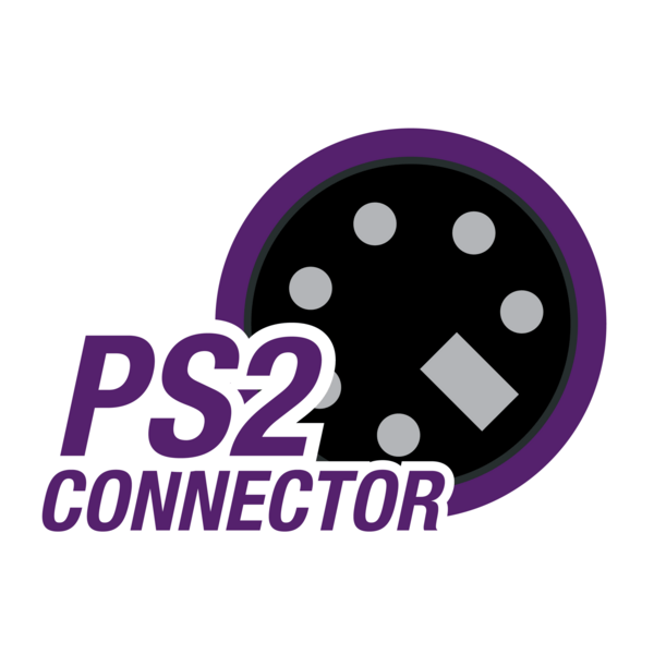 PS2 Connector Logo PNG Vector