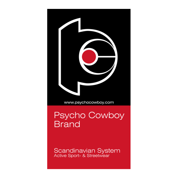 Psycho Cowboy Brand Logo PNG Vector