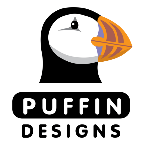 Puffin Designs Logo PNG Vector