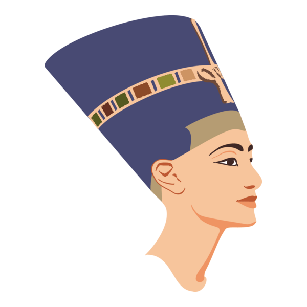 queen Nefertiti Logo PNG Vector