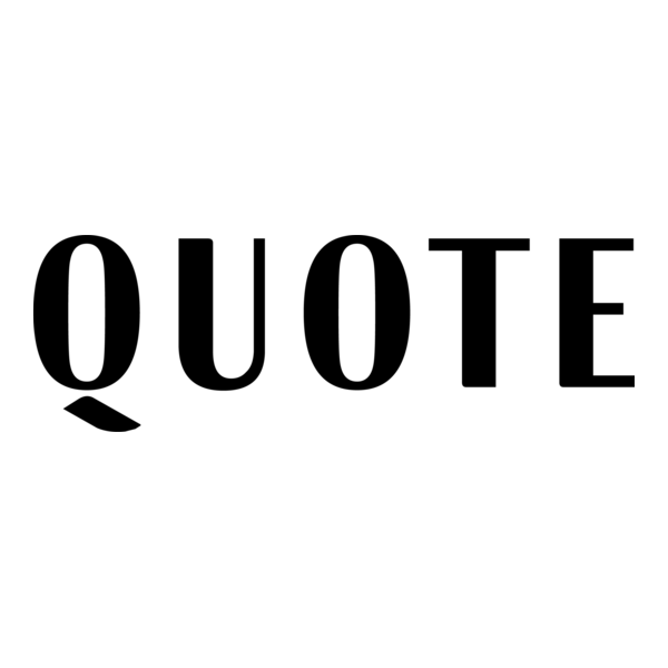 Quote Logo PNG Vector