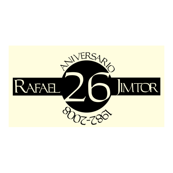 Rafael Jimtor 26 Aniversary Logo PNG Vector
