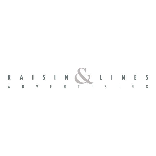 Raisin & Lines Advertising Logo PNG Vector