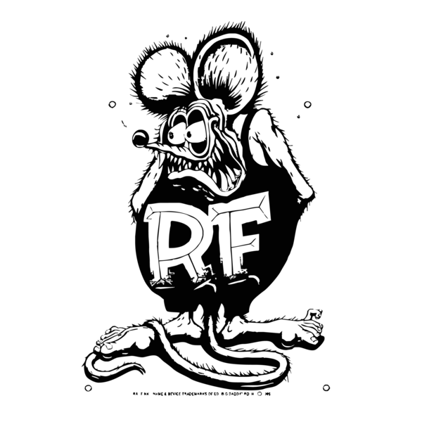 Rat Fink Logo PNG Vector