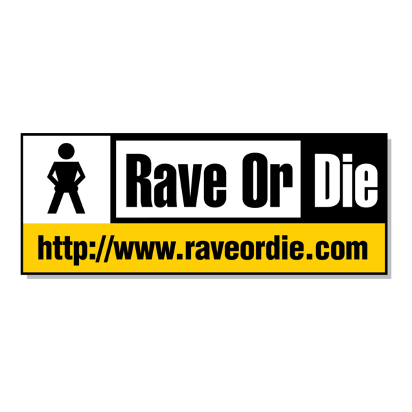 Rave Or Die Logo PNG Vector