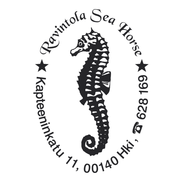 Ravintola Sea Horse Logo PNG Vector