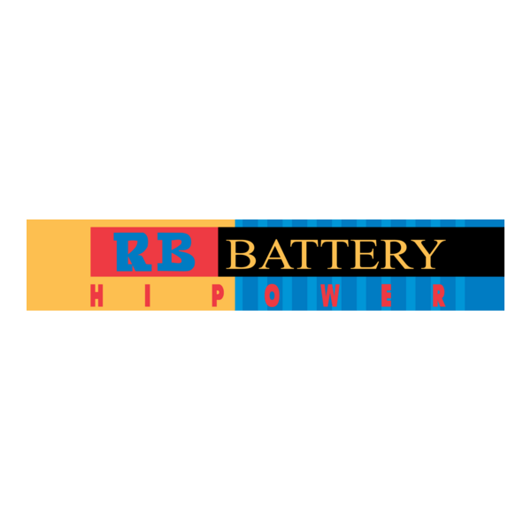 RB Battery Logo PNG Vector