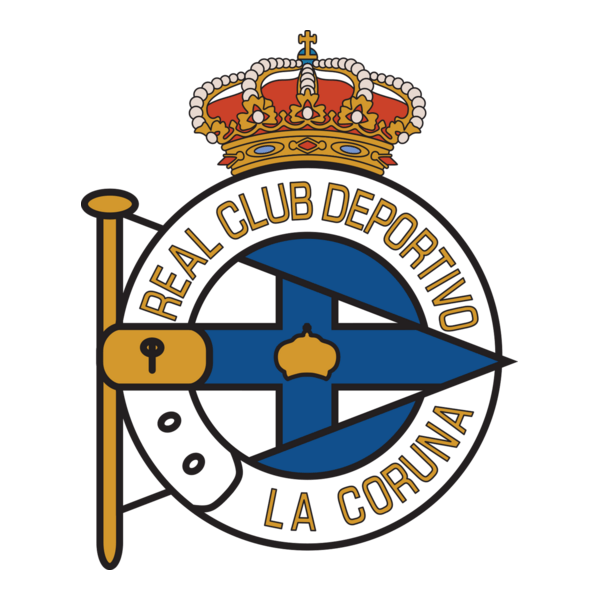 RC Deportivo La Coruna 70's Logo PNG Vector