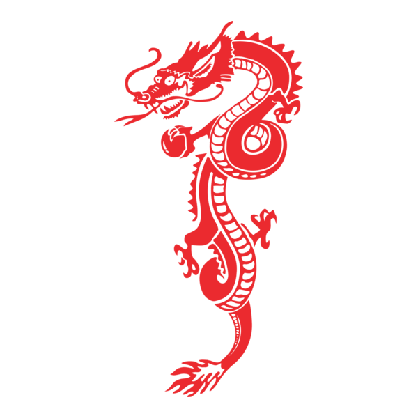 Red Dragon Logo PNG Vector