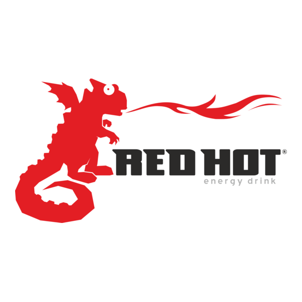 Red Hot Energy Drink Logo PNG Vector