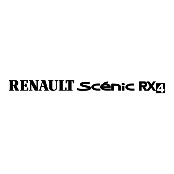 Renault Scenic RX4 Logo PNG Vector